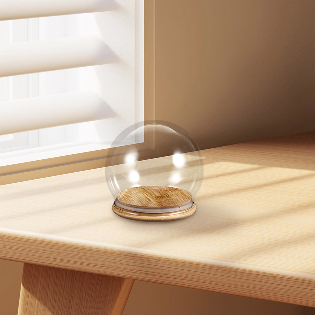 Plastic Dome Clear - 2 Piezas de Campanas de Cristal