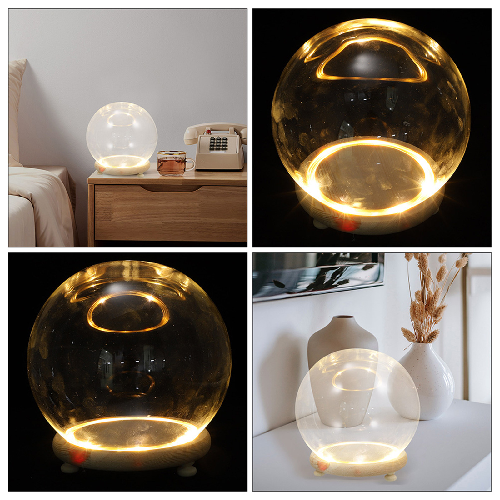Plastic Dome Clear - Cúpula de Cristal Transparente para Exhibición