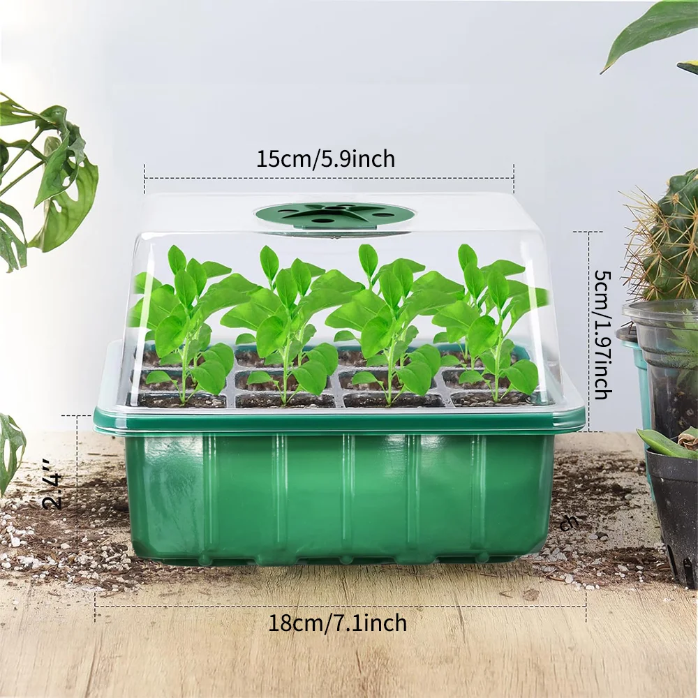 Bandeja de Germinación de Semi - Humidity Dome Kit reseña y precio