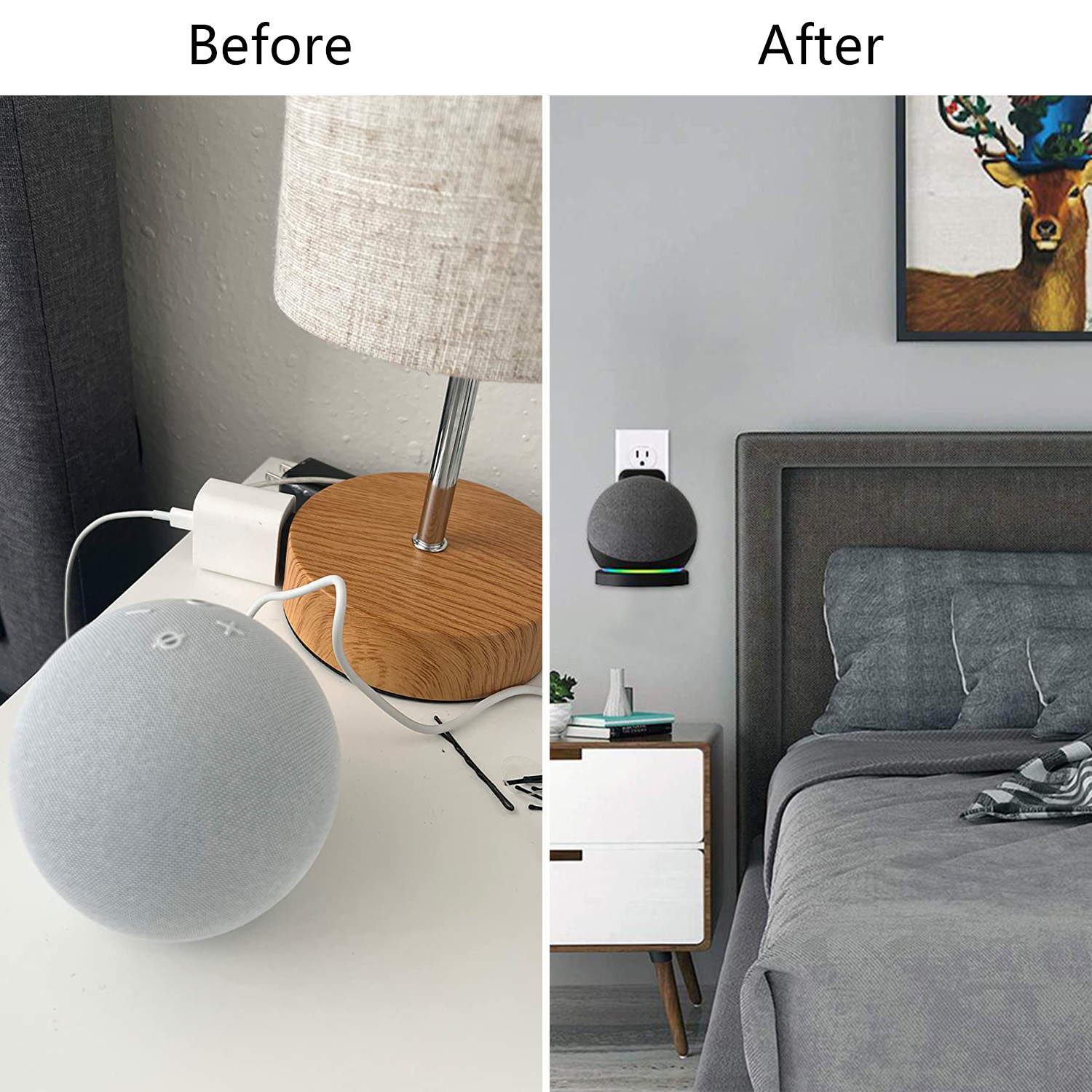 Soporte para tomas de pared pa - Amazon Speaker Echo Pop reseña y precio