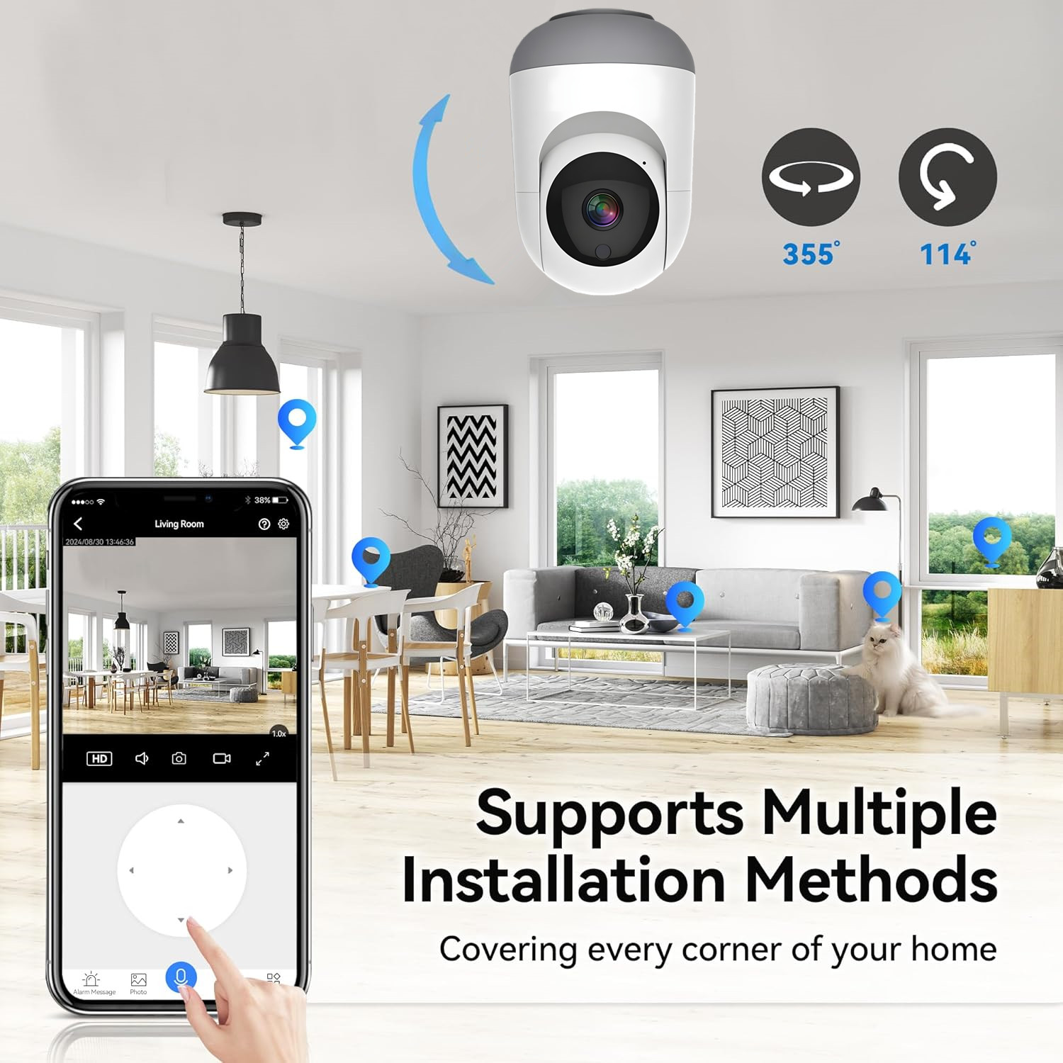 Cámara WiFi Tuya de 4MP, Cámar - Eufy Camera E220 reseña y precio