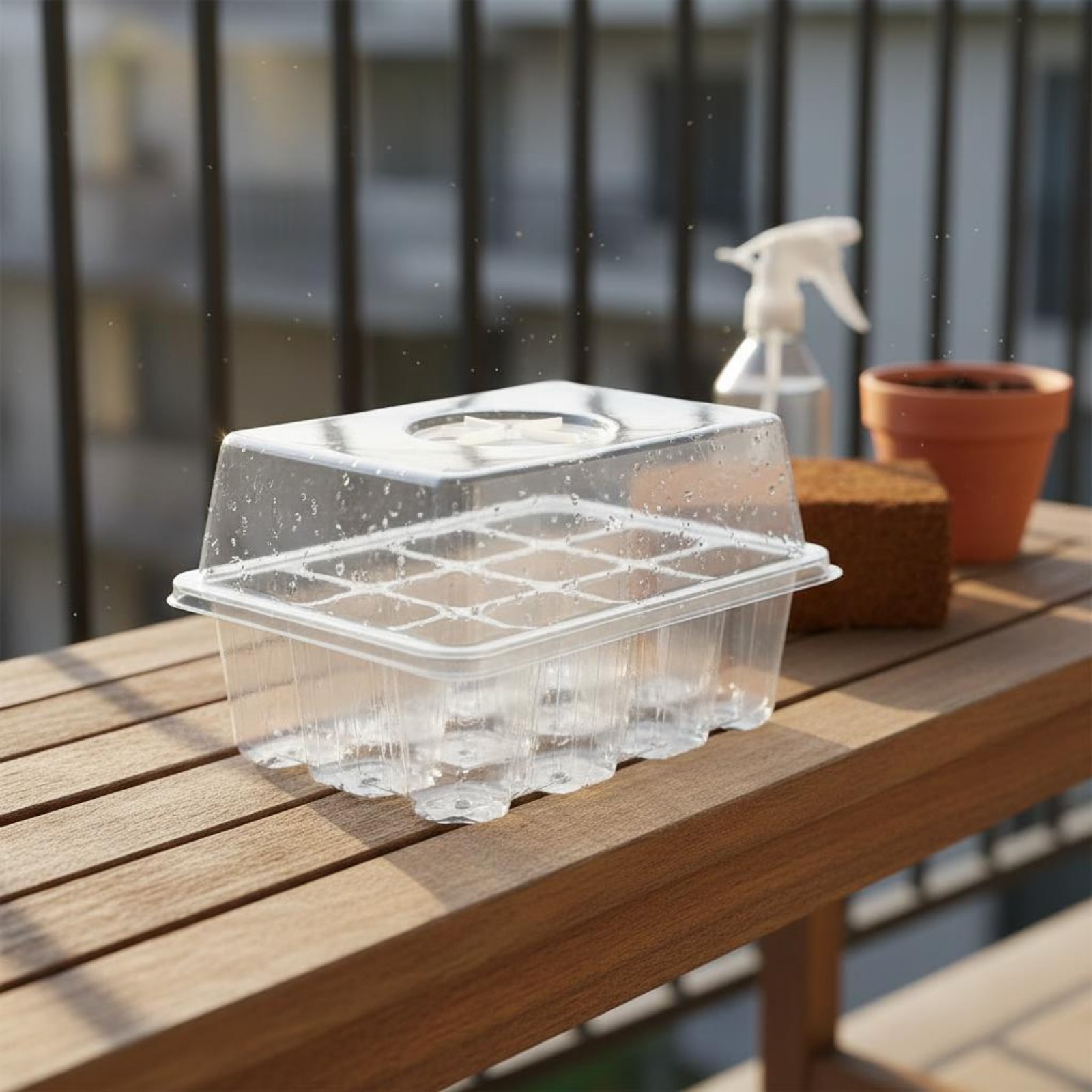 Bandeja de Germinación de 12 C - Humidity Dome Kit reseña y precio